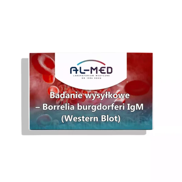 Badanie wysylkowe Borrelia burgdorferi IgM Western Blot