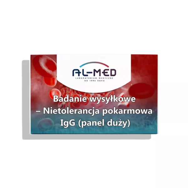 Badanie wysyłkowe – Nietolerancja pokarmowa IgG (panel duży)