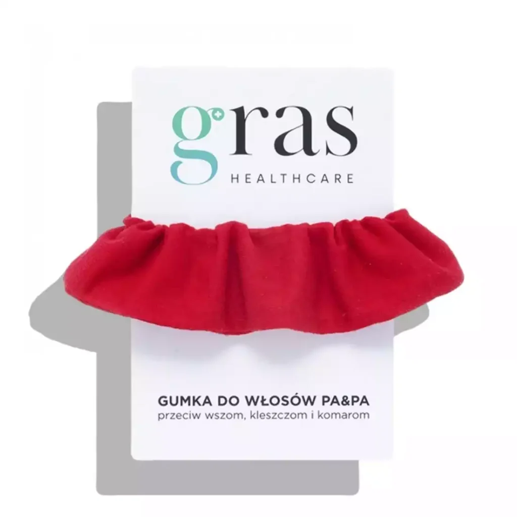 czerwona gumka przeciw wszom
