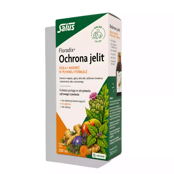 Floradix Ochrona Jelit 250 ml – ziołowy tonik na trawienie
