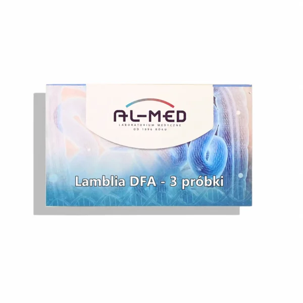 Badanie lamblii metodą immunofluorescencyjną DFA - 3 próbki